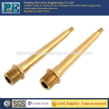 Custom high precision brass bicycle shaft